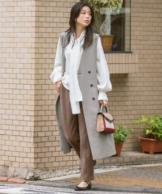 23区 スプリットレザーショルダー バッグ ベージュ系9