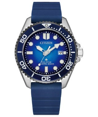CITIZEN 【200m潜水用防水】光発電エコ・ドライブ ダイバーズウオッチ BN0267-04L ブルー