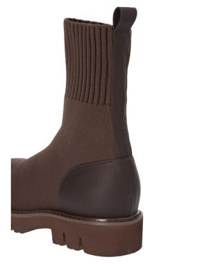 AMERICAN HOLIC ニットショートブーツ Brown