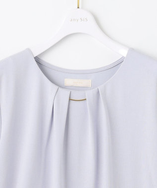 ANY SIS 【吸水速乾・UVケア・接触冷感】コンフォートジャージー カットソー ライトブルー