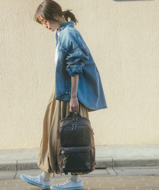 ACE BAGS & LUGGAGE W&.Day/Night ポッケス ハグリュック A4サイズ 14.0インチPC収納 20212 ダブルアンドデイナイト アッシュブラウン