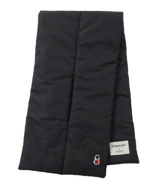 MOONBAT MACKINTOSH PHILOSOPHY バッキンガムベア付きPADDEDマフラー ブラック