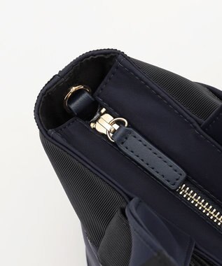 TOCCA 【大人百花掲載】【撥水】RIBBON BRICK TOTE M トートバッグ M ネイビー系
