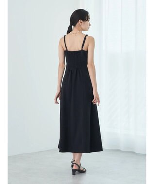 earth music&ecology スウェットキャミワンピース Black