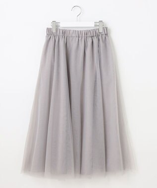 Feroux チュール スカート ライトグレー系