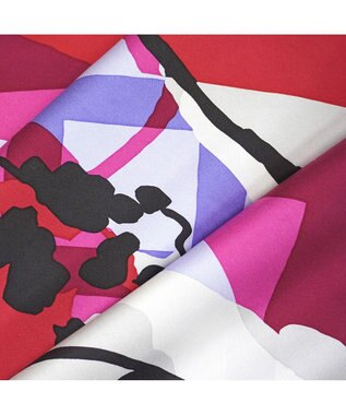 Marca ＜春の新色！＞【the PORT by marca】 CAKE 大判 シルクツイル スカーフ BERRY