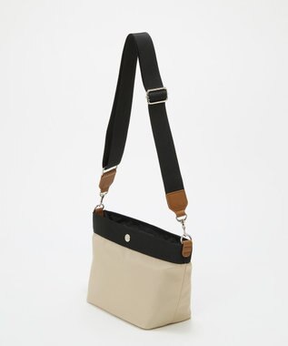 TOPKAPI 【Breath TOPKAPI sis】【WEB限定】ナイロン 舟形 ショルダーバッグ 軽量 / RIPPLE リプル ペールベージュ