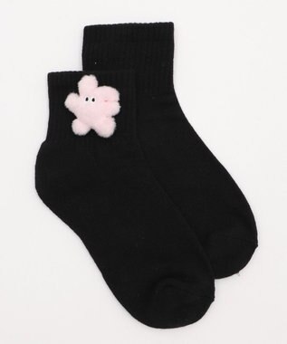 WEGO ぬいぐるみアンクルパイルソックス 柄1