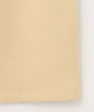 Feroux ソフトツイルナロースリット スカート イエロー系