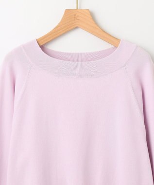 組曲 S 【パールボタン付】ブーケカラーリラクシー ニット ピンク系