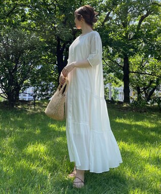 UNFILO コットン２WAYワンピース ホワイト系