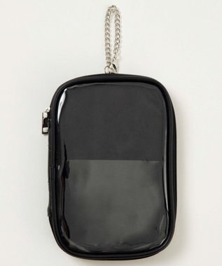 WEGO 【痛バ＆推し活グッズ】パールキルティングアクリルスタンドポーチ ブラック