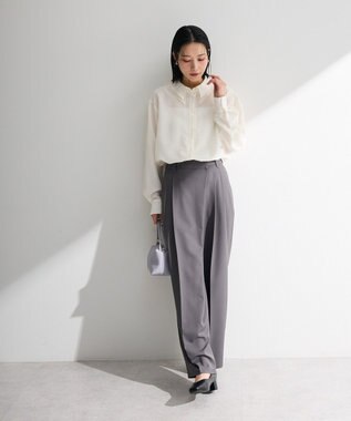 Green Parks レイヤード風ＢＩＧシャツ Off White