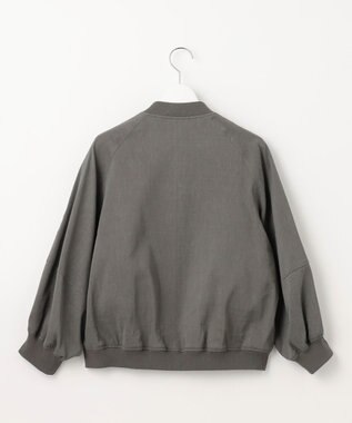 23区 【CLASSY.6月号掲載/洗える】リネンレーヨンストレッチ ブルゾン カーキ系