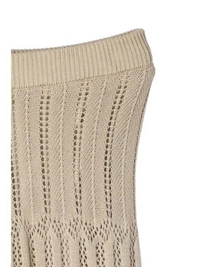 AMERICAN HOLIC 透かし編みニットパンツ Beige