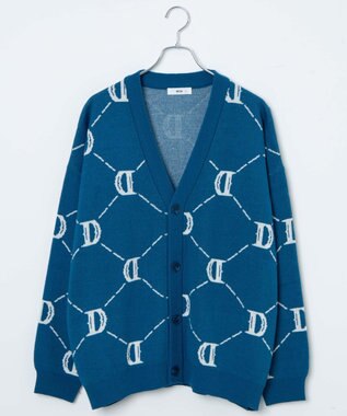 WEGO オーバーフィットロゴカーディガン 柄3