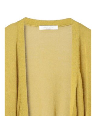 Green Parks 接触冷感ロング丈カーデ Yellow