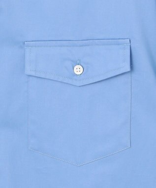 J.PRESS MEN 【J.PRESS ORIGINALS】Finx Cotton Twill Baggy Fit Pullover Shirt サックスブルー系