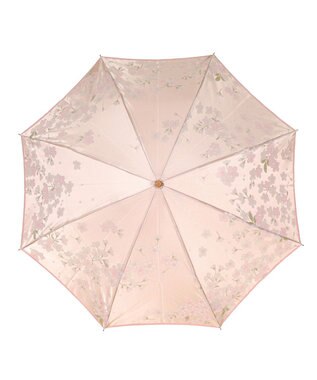 槇田商店 絵おり 桜(さくら) 折りたたみ傘 ベージュ