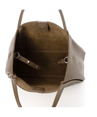 UNBILLION カシュカシュ cachechche / 通しハンドルシュリンク横長トート チョコ