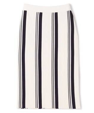 JOSEPH 【洗える】シルクブレンド　スカート Black/Ivory