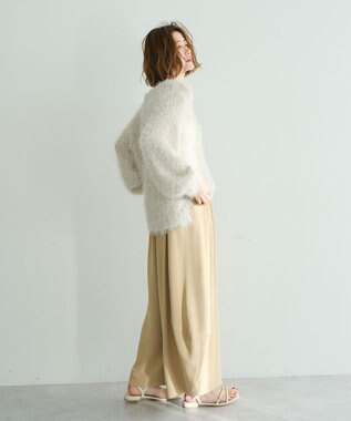 YECCA VECCA コクーンドレープワイドパンツ Beige