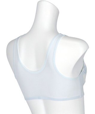 WACOAL 【ナイトアップブラ】 ノンワイヤーブラ 睡眠中のバストの不快感をやわらげる 寝汗の不快さを防ぐ ナイトブラ 夜用ブラ レディース BRA167 /ワコール ブルー