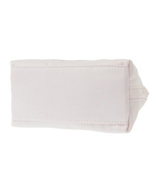 Maison de FLEUR サテンリボンラウンドポーチ Pink