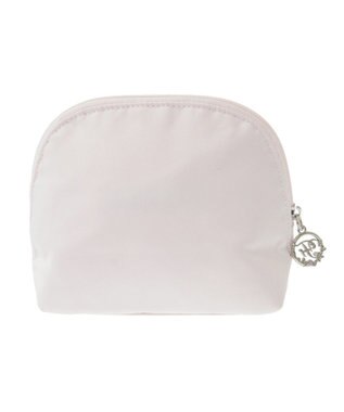 Maison de FLEUR サテンリボンラウンドポーチ Pink