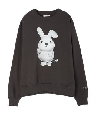 Green Parks ＬＡＰＰＹ／フォトプリントスウェット Charcoal Gray