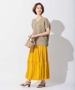 自由区 ナロー ストラップヒールサンダル ダークブラウン系