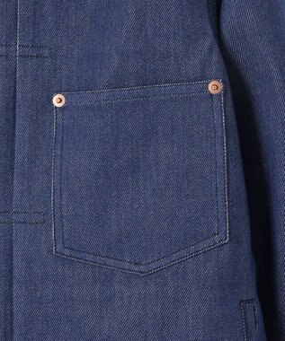 J.PRESS MEN 【KANEMASA JERSEY】ジャージー デニムジャケット ブルー系