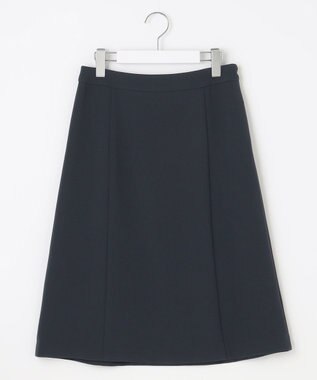 J.PRESS LADIES 【WEB限定カラーあり・洗える】セラテリーダブルクロス フレアー スカート ネイビー系