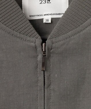 23区 S 【CLASSY.6月号掲載/洗える】リネンレーヨンストレッチ ブルゾン カーキ系