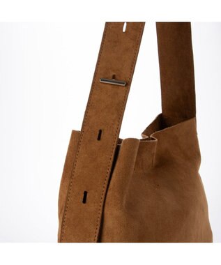 UNBILLION カシュカシュ cachecache / フェイクスエードホーボーバッグ キャメル