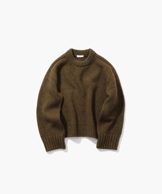 ATON YAK WOOL | モックネックセーター ベージュ系