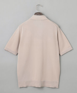 GOTAIRIKU 【洗える】イタリア糸 セットインニットポロ ベージュ系