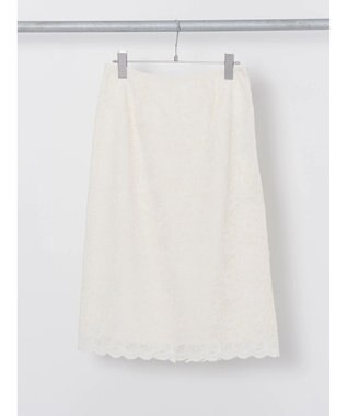 Green Parks ｅｆ－ｄｅ　レースＩラインスカート White