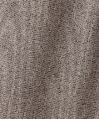 uncrave ウォッシャブルウールライクツイル Iラインスカート シャンブレーチャコール