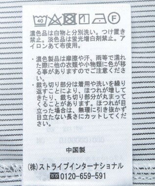 earth music&ecology シフォン×チュールレイヤードシャツ Stripe