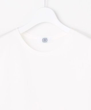 J.PRESS LADIES コットンスムース レイヤードフレア カットソー ホワイト系