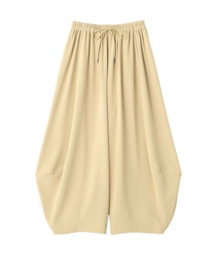 YECCA VECCA コクーンドレープワイドパンツ Beige