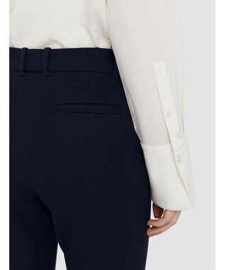 JOSEPH 【FOUNDATIONS】ギャバジンストレッチ　フィットフレアートラウザーズ Navy