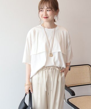 AMERICAN HOLIC レイヤード風加工Ｔシャツ