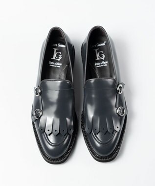 BONTRE 【LucaGrossi/ルカグロッシ】ダブルモンクシューズ ダークグレー