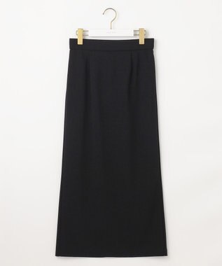 ANY SIS 【UVケア ・ストレッチ・洗える】2WAYジョーゼットジャージーナロー スカート ブラック