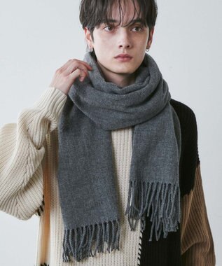 WEGO 【ユニセックス着用ITEM】大判ストール グレー