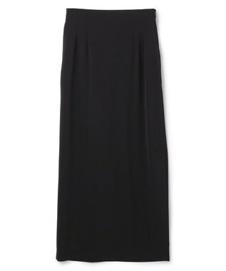 uncrave クールタッチツイル Iラインスカート ブラック