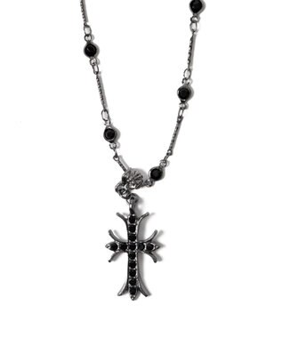 WEGO L2連デザインチェーンクロスネックレス 柄1