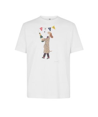 DAKS SLOWBOY Tシャツ〈シャンパン〉 ホワイト